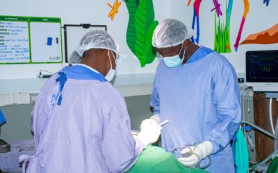 Milestone moment in paediatric theatre